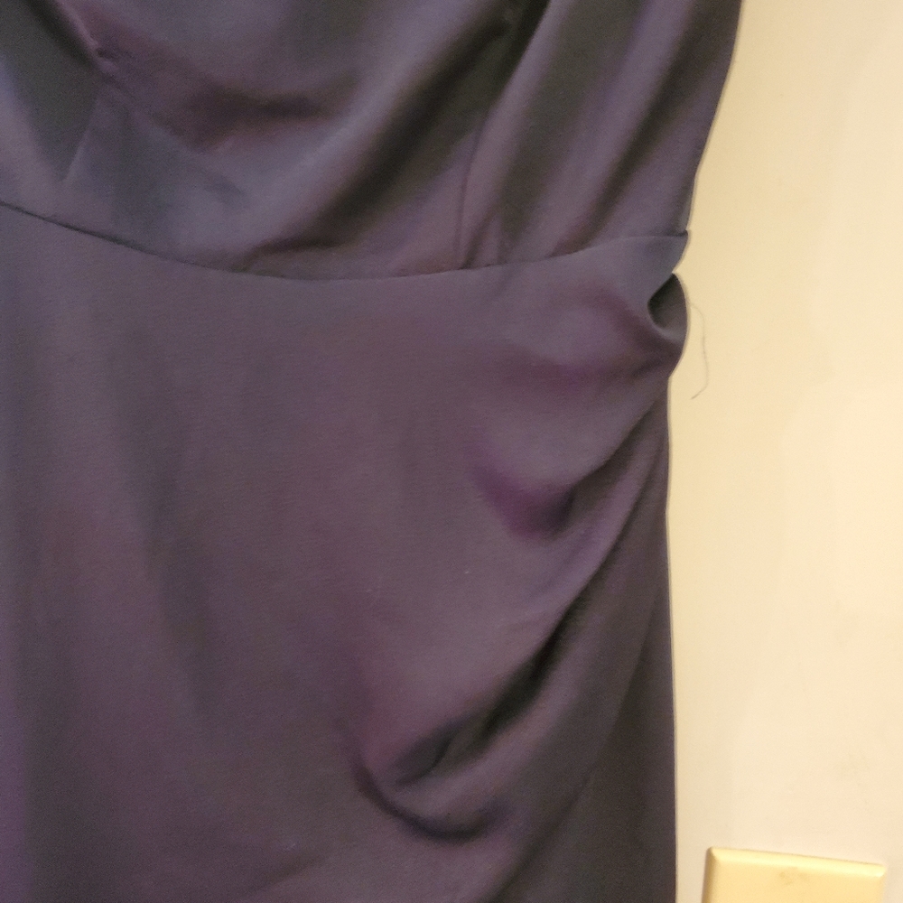 NWOT Navy strapless assymetrical special occasion